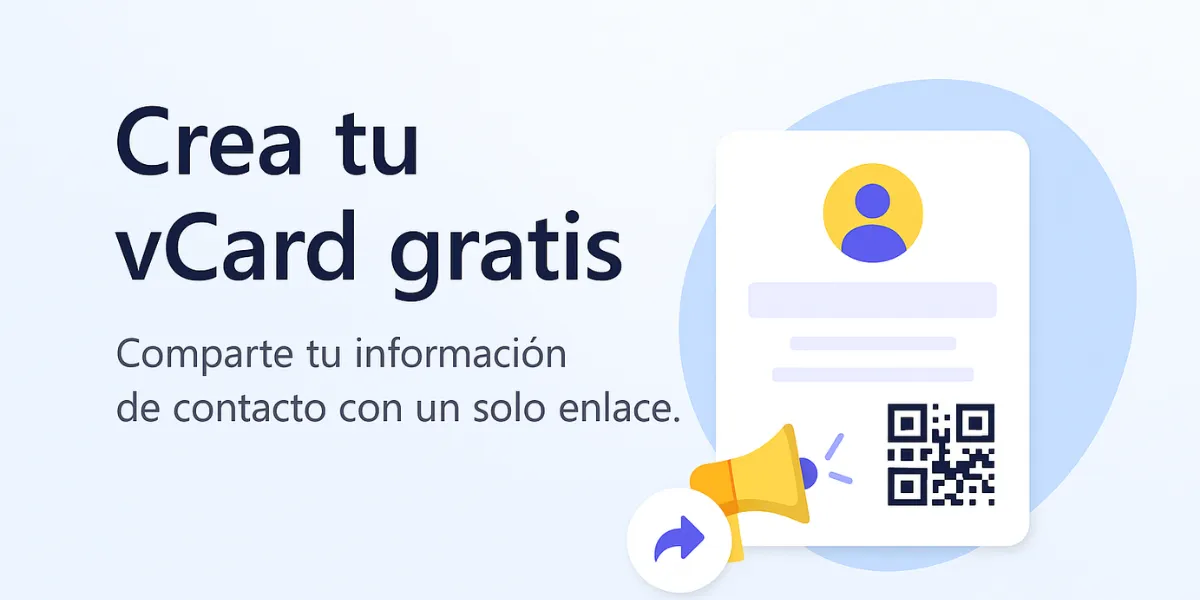 Crea tu vCard Gratis